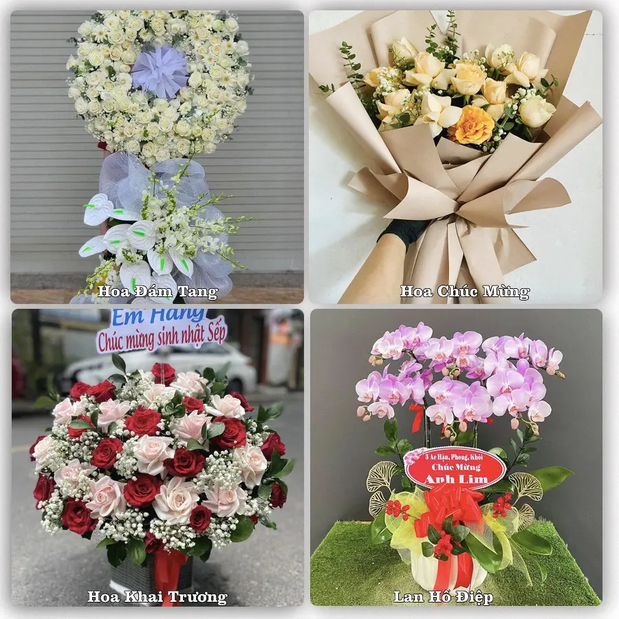 Tư vấn chọn hoa theo người nhận và dịp tặng tại Xã Lâm Thao - Tỉnh Phú Thọ