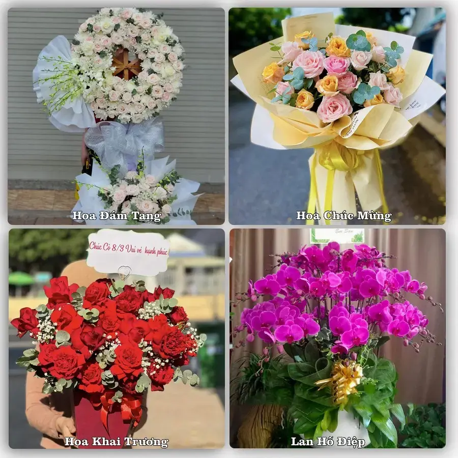 Đặt hoa tươi tại Phường Trương Quang Trọng, Quảng Ngãi – chọn mẫu theo ngân sách