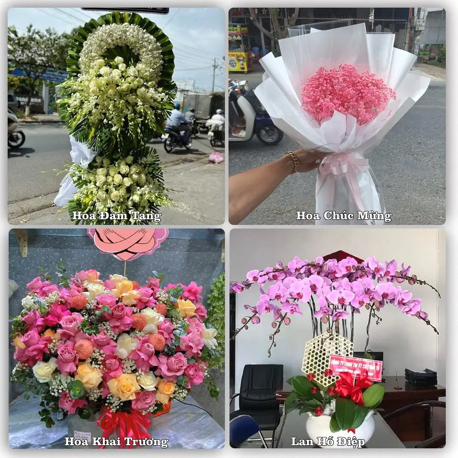 Mẫu hoa phục vụ nhu cầu đặt hoa tại Phường An Thắng - Thành phố Đà Nẵng