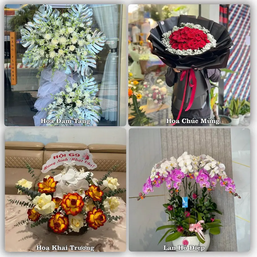 Dịch vụ đặt hoa và giao tận nơi tại Phường Thới Sơn - Tỉnh Đồng Tháp