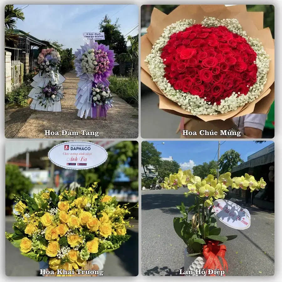 Shop hoa tươi Xã An Phú, Quảng Ngãi – đặt hoa theo dịp, giao tận nơi