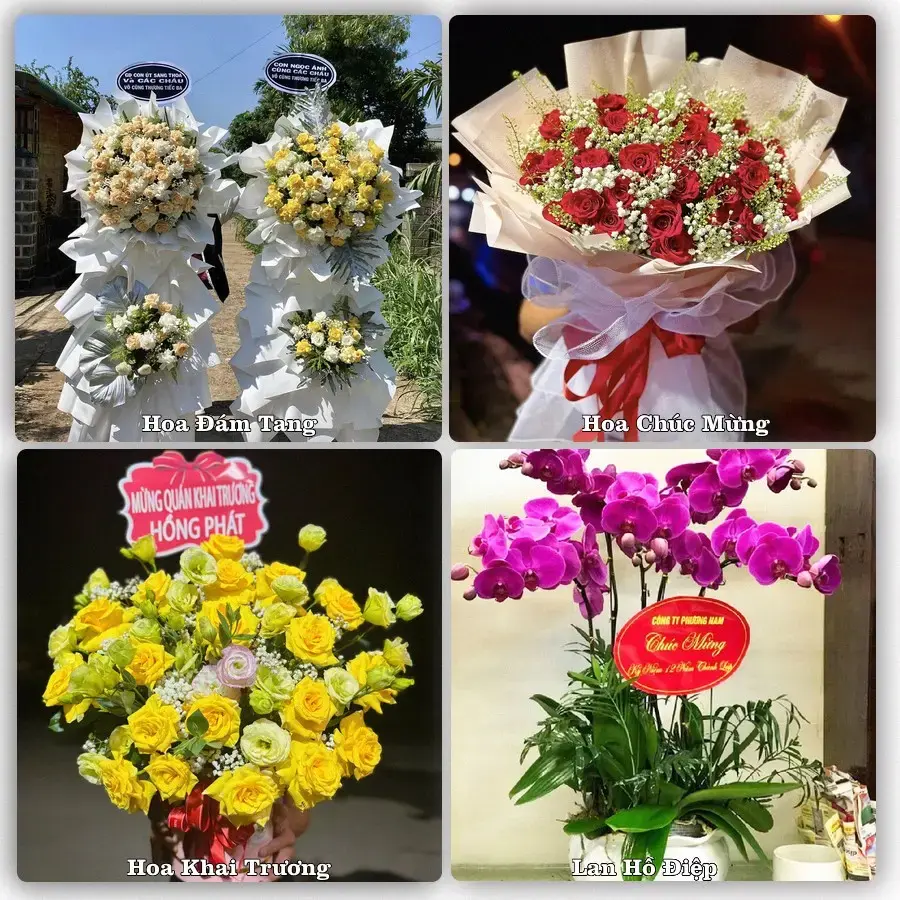 Dịch vụ đặt hoa và giao tận nơi tại Xã Trà Ôn - Tỉnh Vĩnh Long