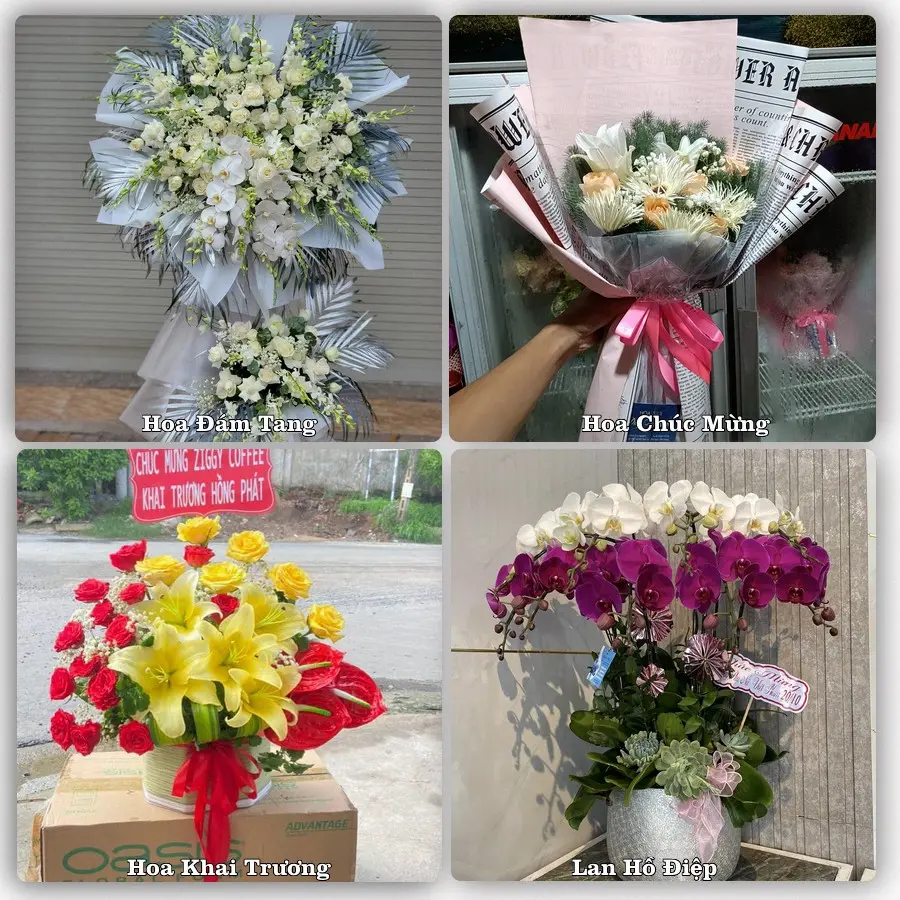 Dịch vụ đặt hoa và giao tận nơi tại Xã Vĩnh Xương - Tỉnh An Giang