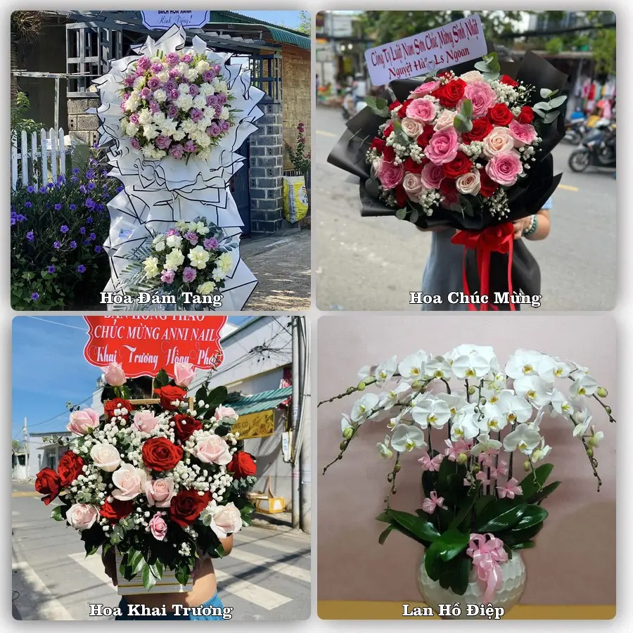 Dịch vụ đặt hoa và giao tận nơi tại Xã Bình Sơn - Tỉnh Quảng Ngãi