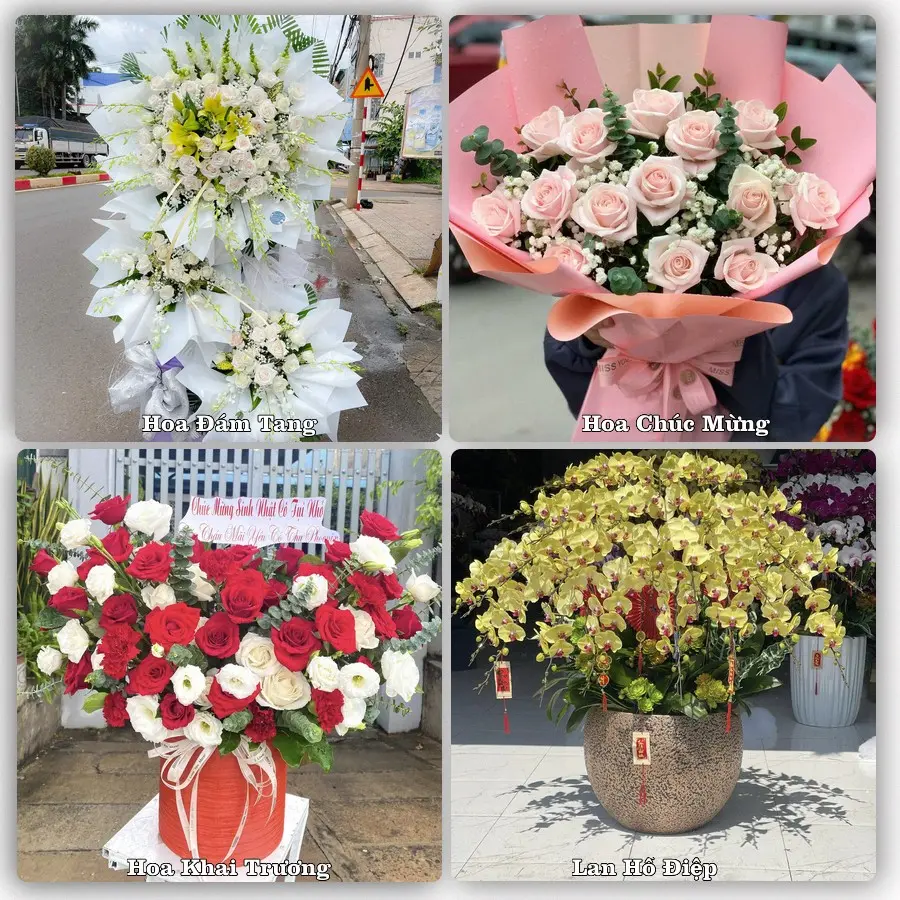 Dịch vụ đặt hoa và giao tận nơi tại Xã Đông Thành - Tỉnh Nghệ An