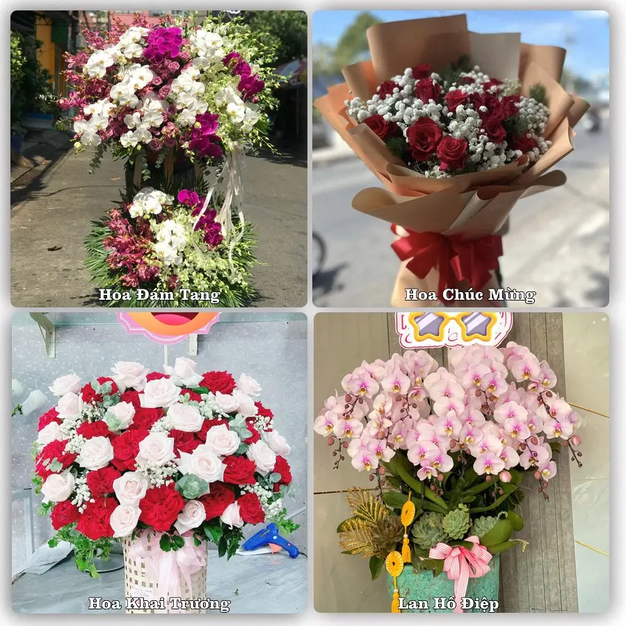 Dịch vụ đặt hoa và giao tận nơi tại Xã Tân Hòa - Thành phố Cần Thơ