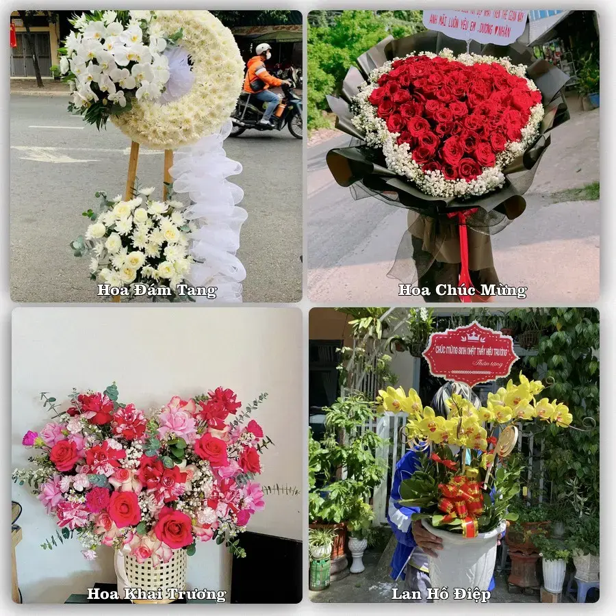 Dịch vụ đặt hoa và giao tận nơi tại Xã Tân An Hội - Thành phố Hồ Chí Minh