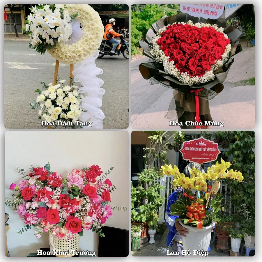 Dịch vụ đặt hoa và giao tận nơi tại Xã Tân An Hội - Thành phố Hồ Chí Minh