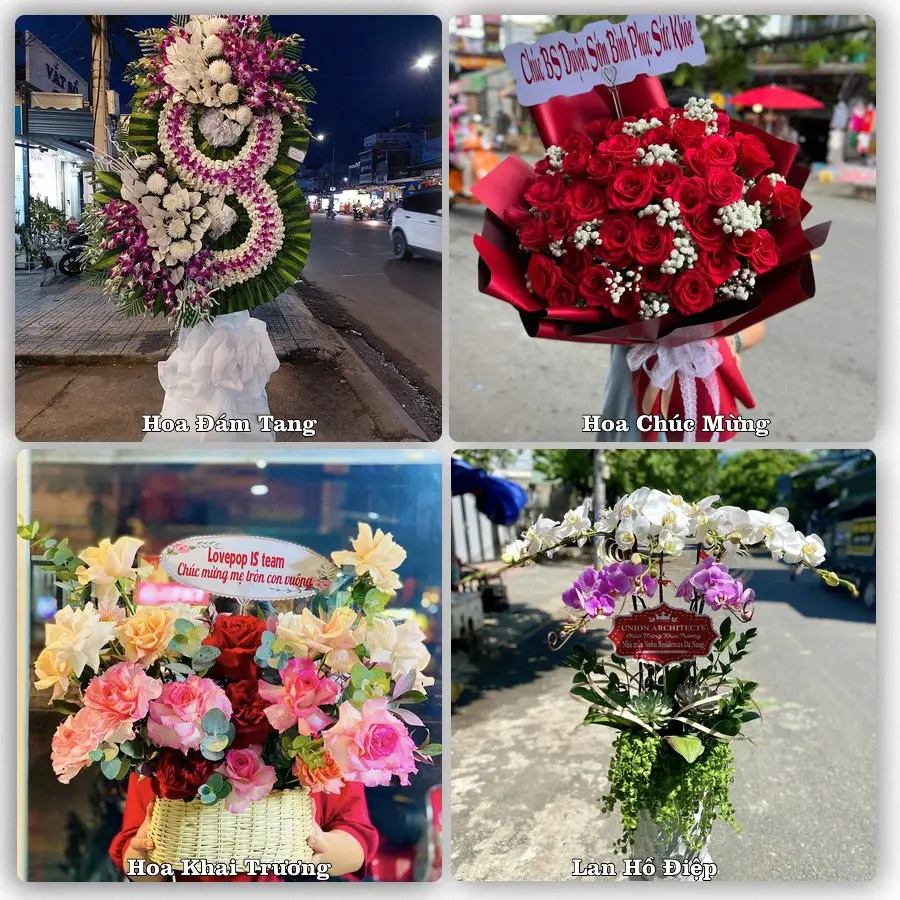Dịch vụ đặt hoa và giao tận nơi tại Phường Trí Quả - Tỉnh Bắc Ninh