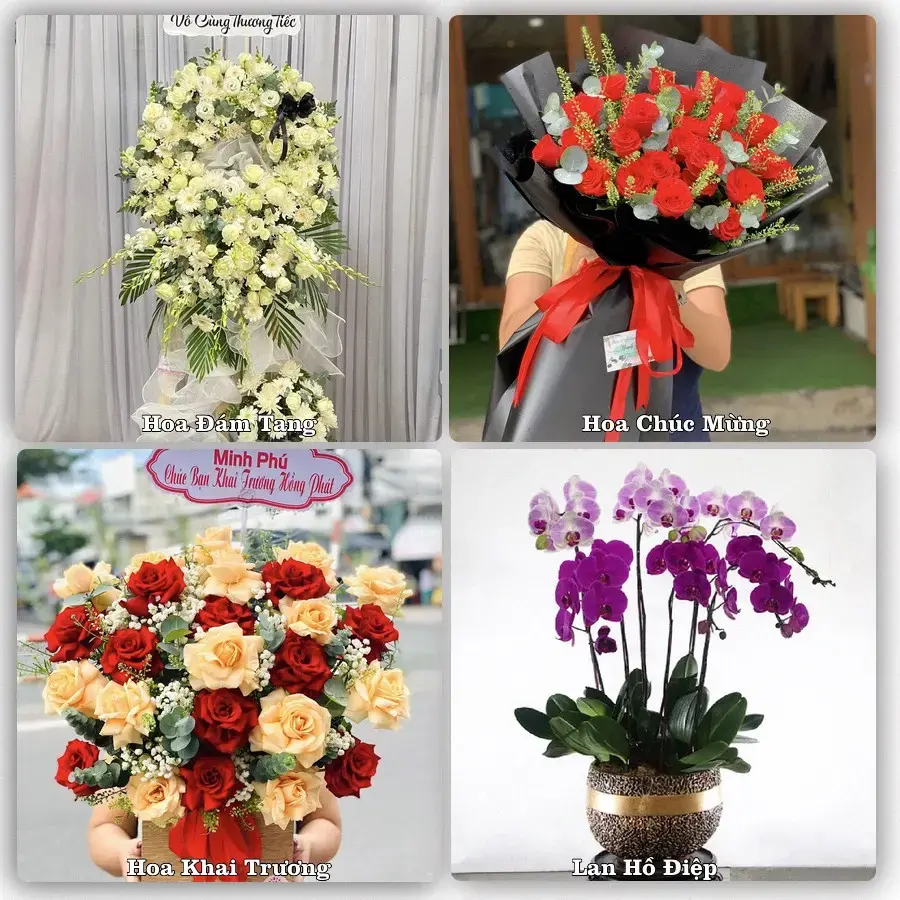 Hoa tươi Phường Trí Quả, Bắc Ninh – mẫu hoa theo dịp, giá tham khảo