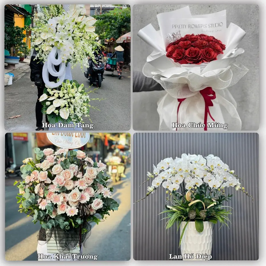 Dịch vụ đặt hoa và giao tận nơi tại Phường Vân Hà - Tỉnh Bắc Ninh