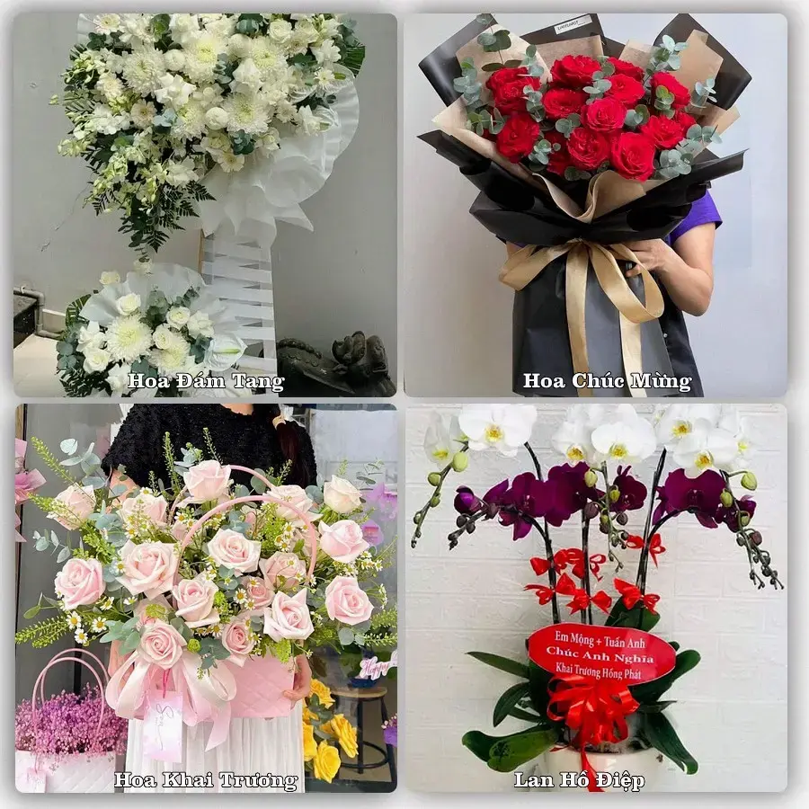 Dịch vụ đặt hoa và giao tận nơi tại Phường An Nhơn - Tỉnh Gia Lai