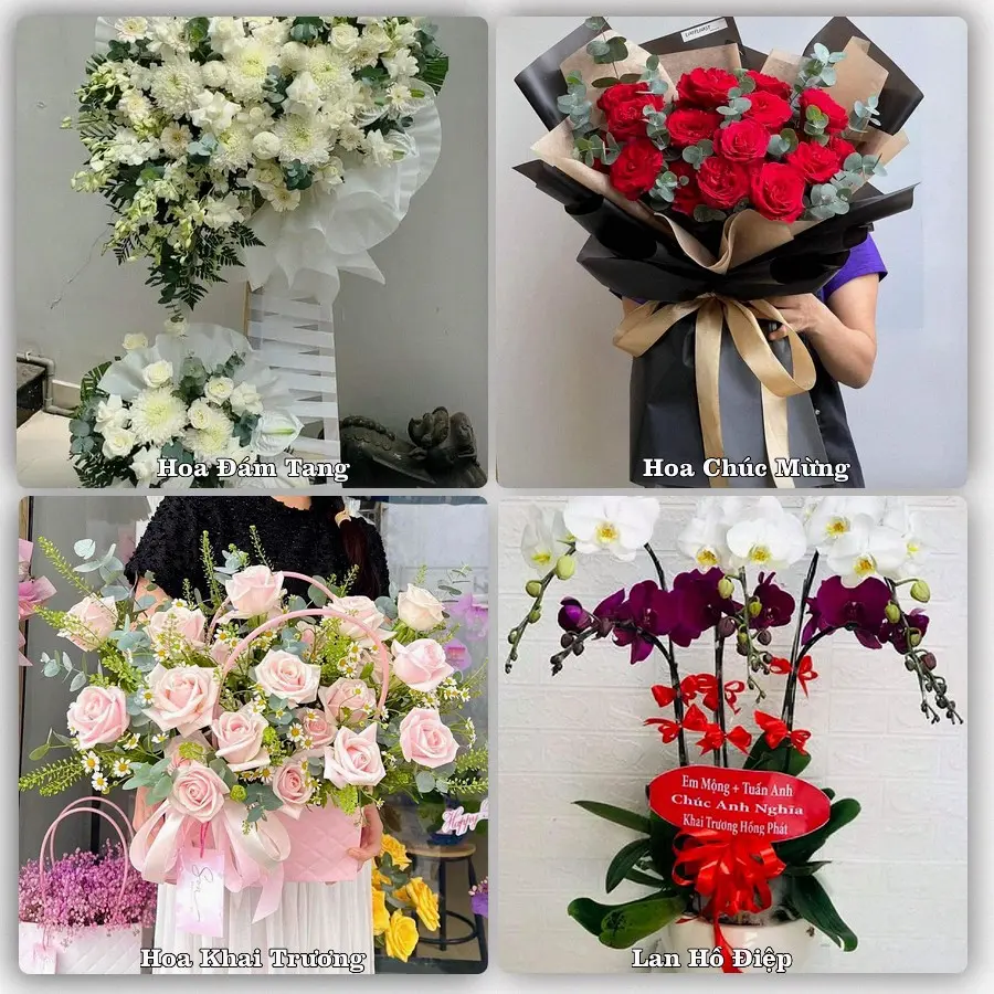 Dịch vụ đặt hoa và giao tận nơi tại Phường An Nhơn - Tỉnh Gia Lai