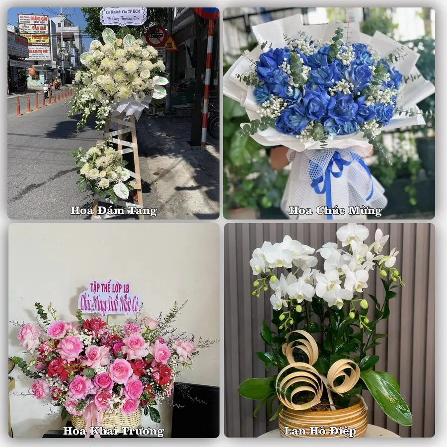 Dịch vụ đặt hoa và giao tận nơi tại Xã Chợ Gạo - Tỉnh Đồng Tháp