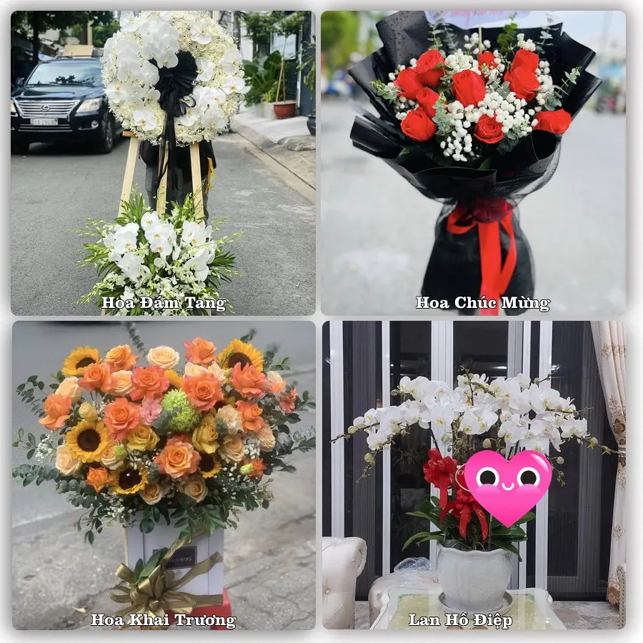 Mẫu hoa phục vụ nhu cầu đặt hoa tại Phường Duy Tiên - Tỉnh Ninh Bình