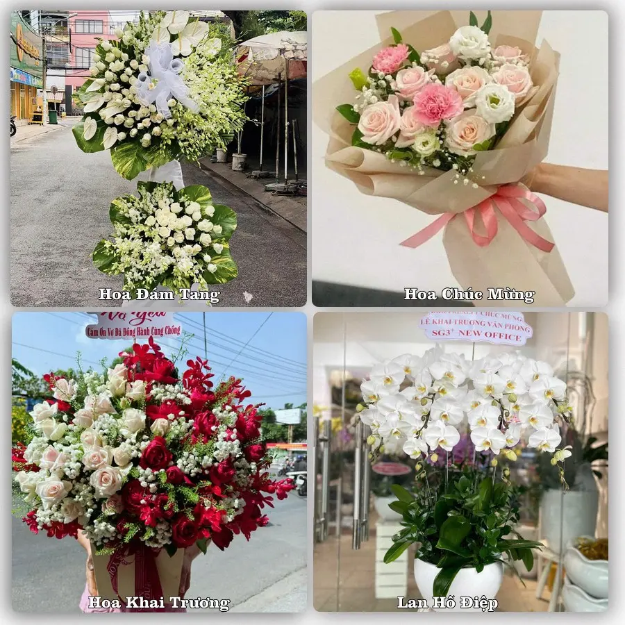Dịch vụ đặt hoa và giao tận nơi tại Xã Hưng Nguyên - Tỉnh Nghệ An
