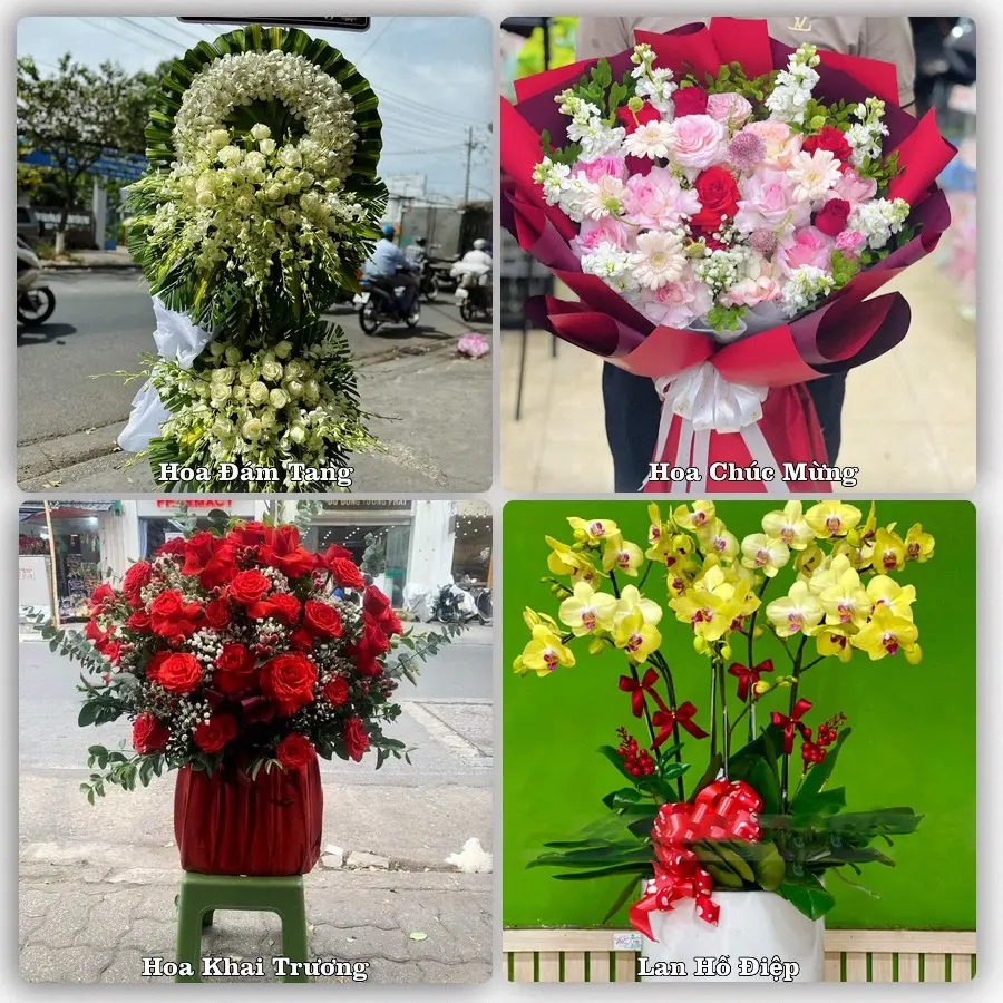Dịch vụ đặt hoa và giao tận nơi tại Xã Lộc Hà - Tỉnh Hà Tĩnh