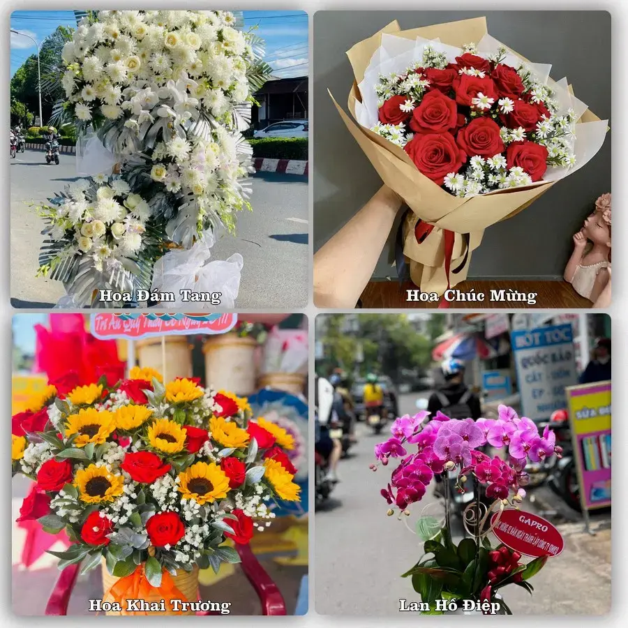 Đặt hoa tại Xã Lộc Hà, Hà Tĩnh – giao tận nơi, duyệt mẫu trước