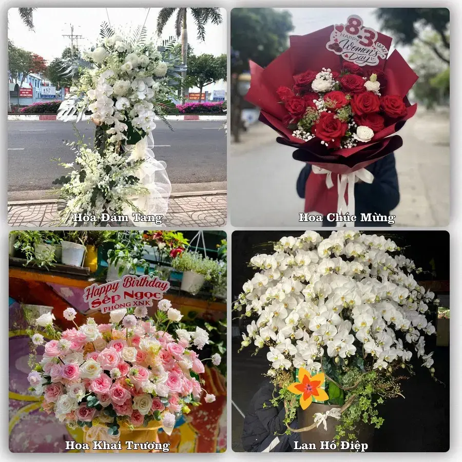 Mẫu hoa phục vụ nhu cầu đặt hoa tại Xã Nam Tiền Hải - Tỉnh Hưng Yên