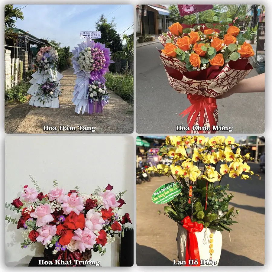 Mẫu hoa phục vụ nhu cầu đặt hoa tại Xã Quảng Bị - Thành phố Hà Nội