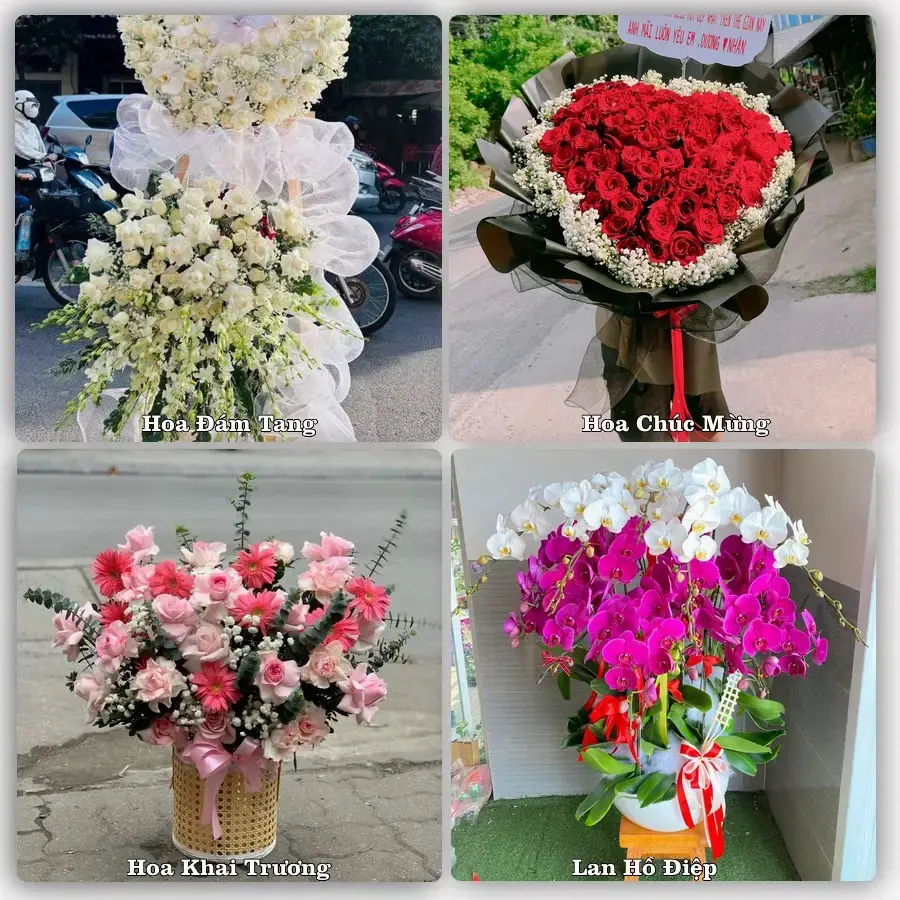 Đặt hoa tại Xã Xuân Hồng, Ninh Bình – giao tận nơi, duyệt mẫu trước