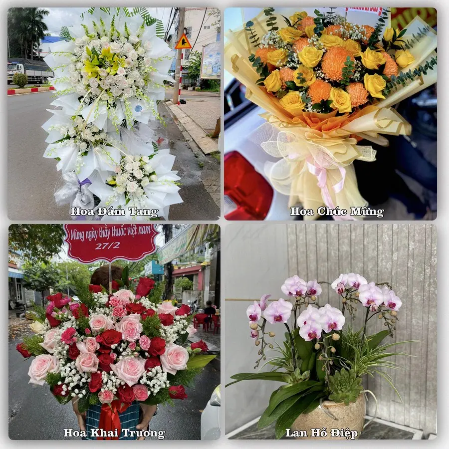 Dịch vụ đặt hoa và giao tận nơi tại Phường Đồng Nguyên - Tỉnh Bắc Ninh