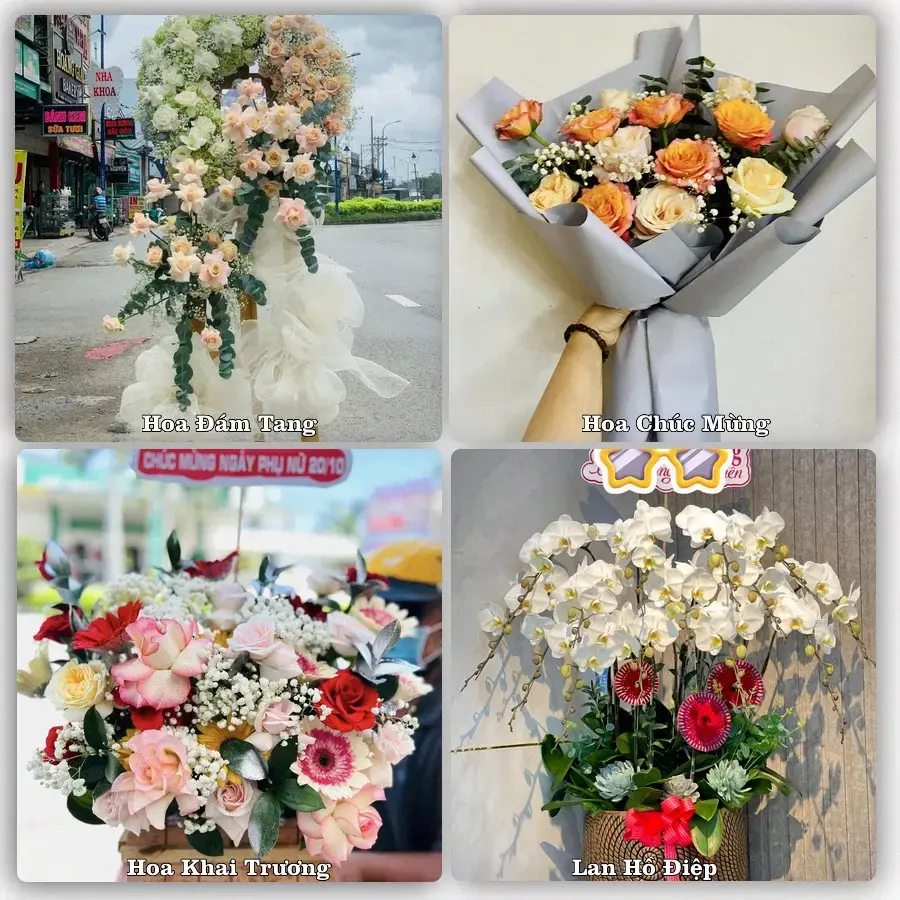 Tiệm hoa Phường Hoài Nhơn, Gia Lai – chọn hoa theo người nhận và dịp