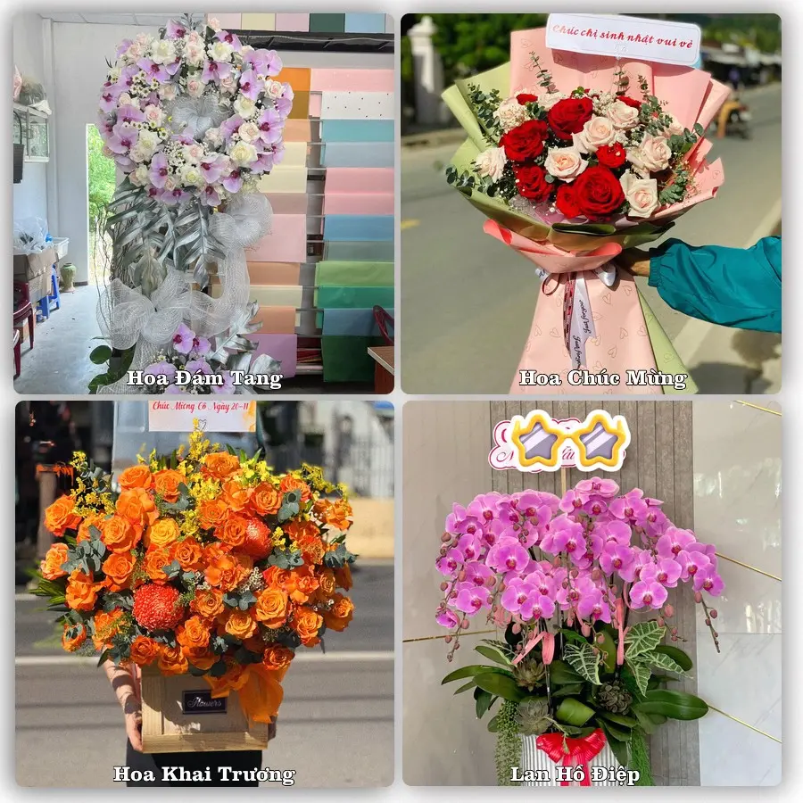 Mẫu hoa phục vụ nhu cầu đặt hoa tại Xã Phùng Nguyên - Tỉnh Phú Thọ