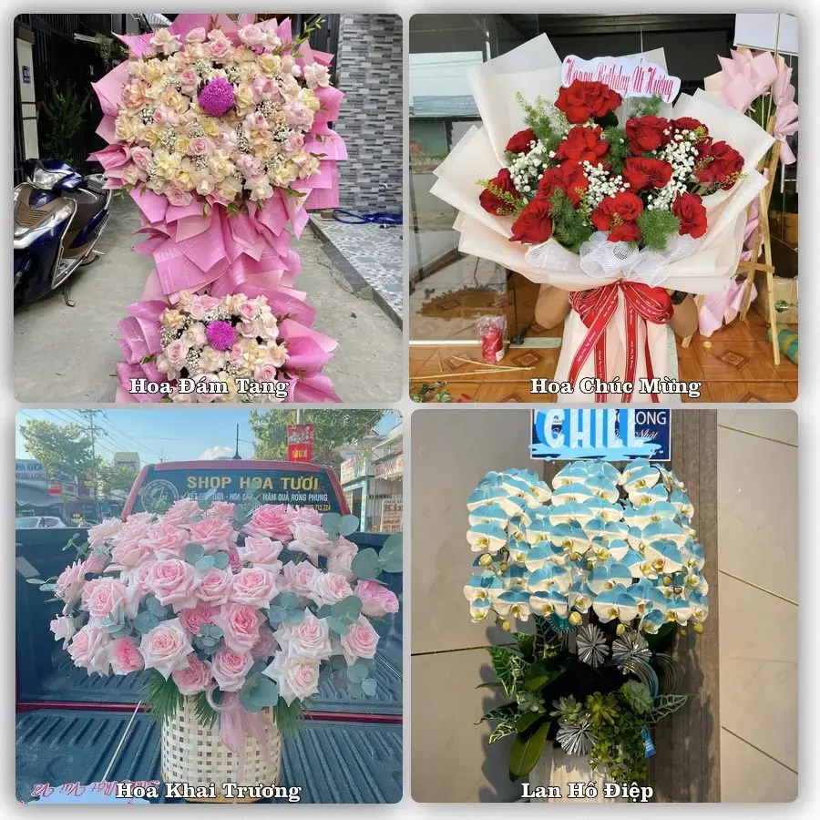 Dịch vụ đặt hoa và giao tận nơi tại Xã Giồng Trôm - Tỉnh Vĩnh Long