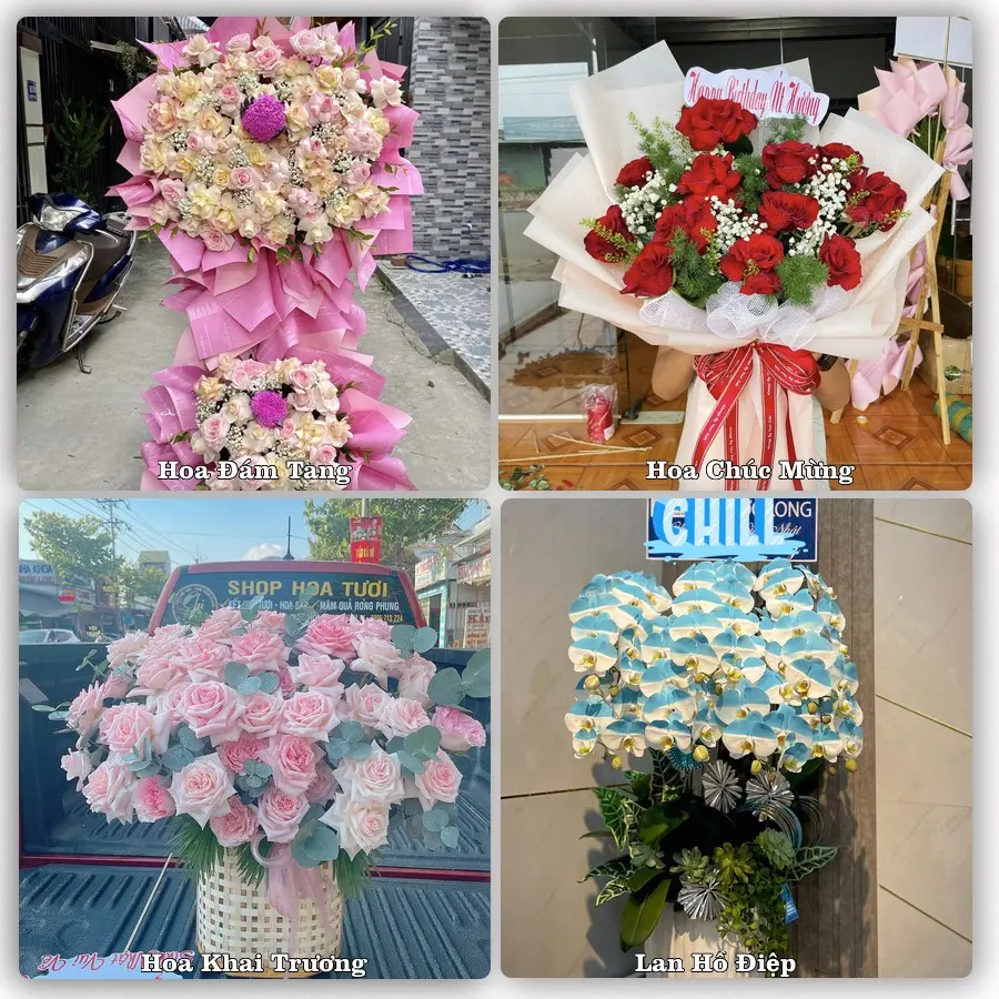 Dịch vụ đặt hoa và giao tận nơi tại Xã Giồng Trôm - Tỉnh Vĩnh Long
