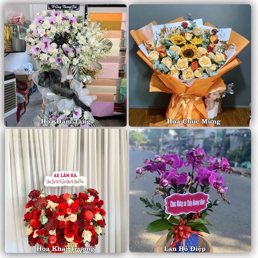 Mẫu hoa phục vụ nhu cầu đặt hoa tại Xã Nguyễn Văn Linh - Tỉnh Hưng Yên