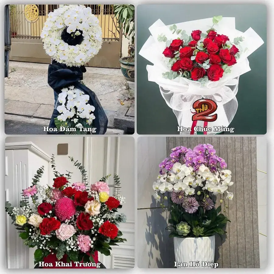 Dịch vụ đặt hoa và giao tận nơi tại Phường Tân Ngãi - Tỉnh Vĩnh Long