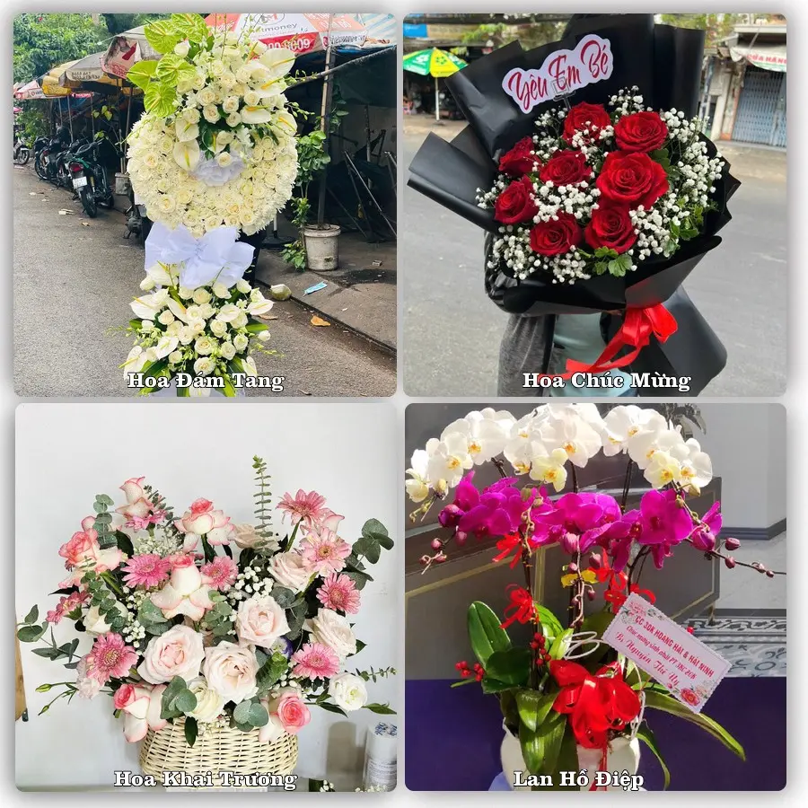 Dịch vụ đặt hoa và giao tận nơi tại Phường Thành Nam - Tỉnh Ninh Bình