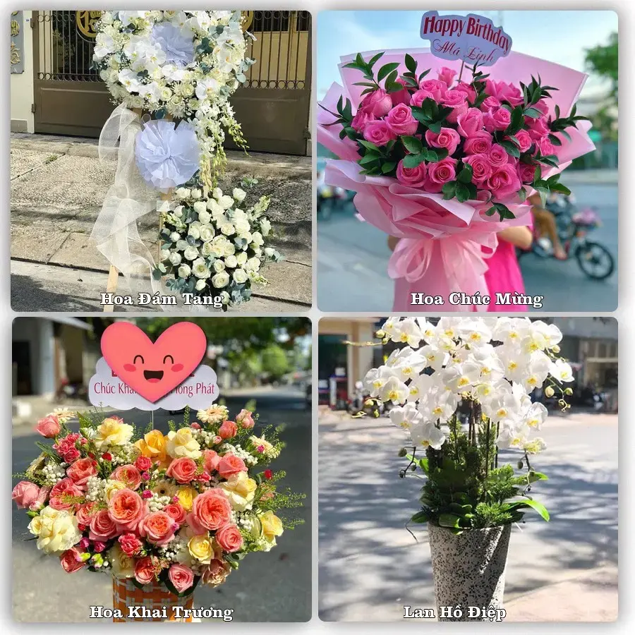 Mẫu hoa phục vụ nhu cầu đặt hoa tại Phường Thục Phán - Tỉnh Cao Bằng