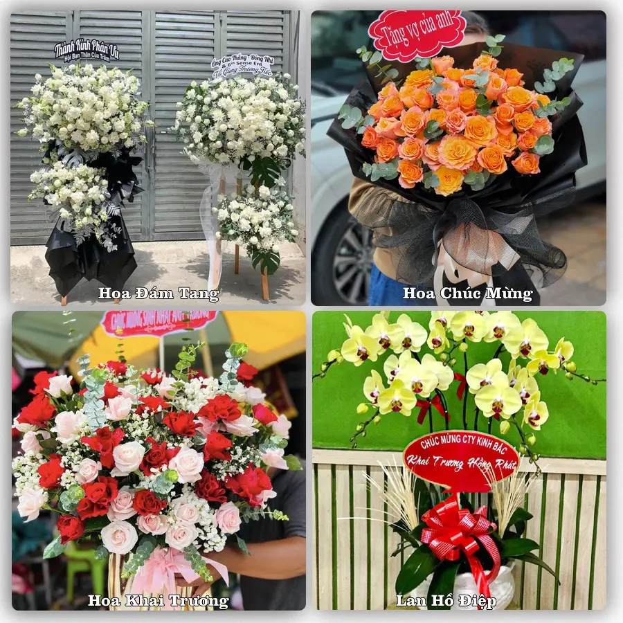 Dịch vụ đặt hoa và giao tận nơi tại Phường Cái Vồn - Tỉnh Vĩnh Long