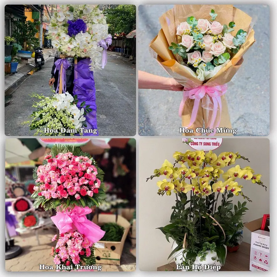 Dịch vụ đặt hoa và giao tận nơi tại Phường Long Nguyên - Thành phố Hồ Chí Minh
