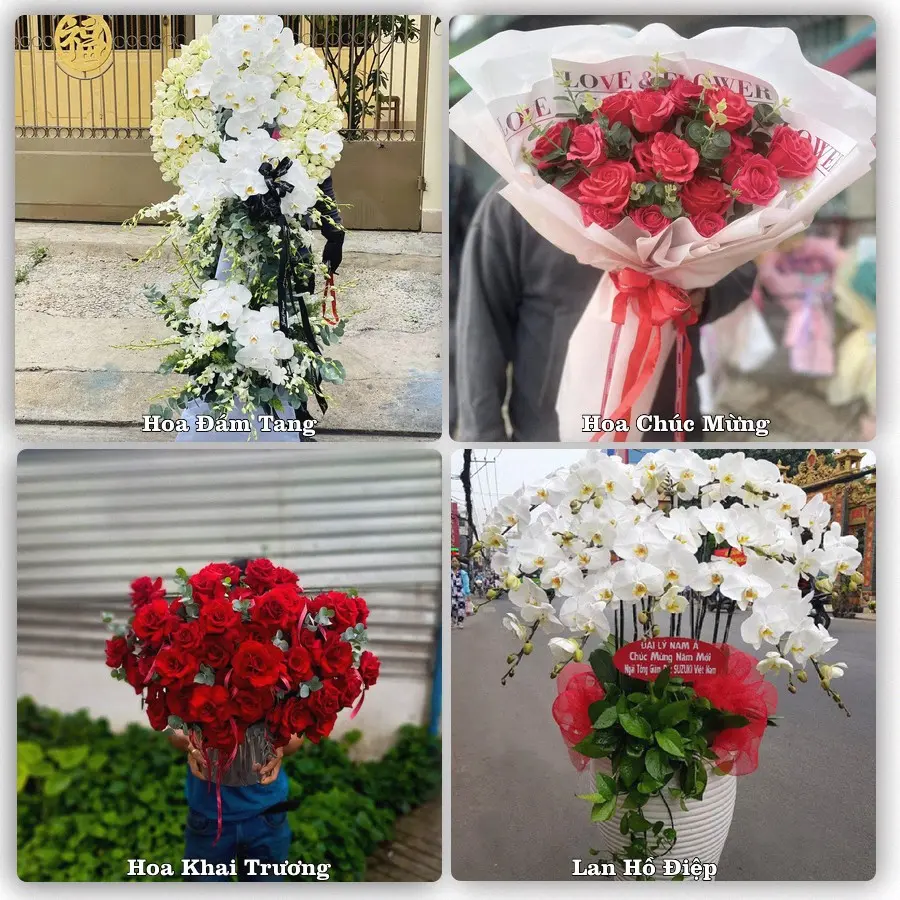Dịch vụ đặt hoa và giao tận nơi tại Phường Nam Triệu - Thành phố Hải Phòng