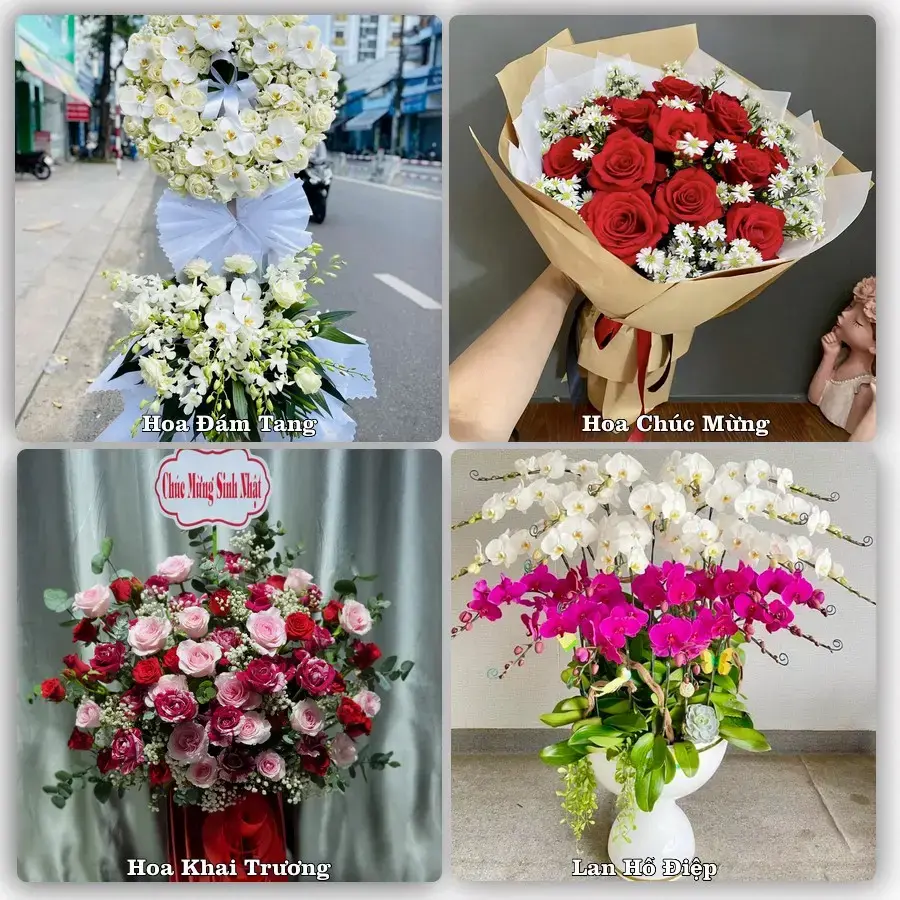 Shop hoa tươi Xã Tân Dương, Đồng Tháp – đặt hoa theo dịp, giao tận nơi