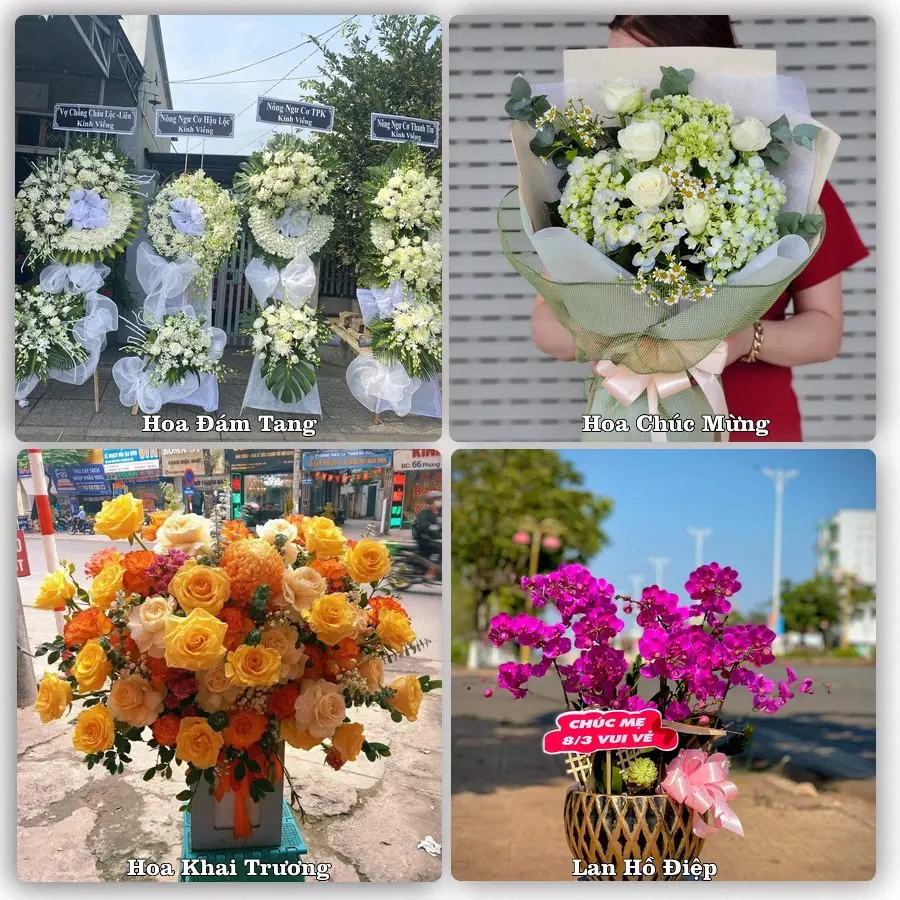 Tư vấn chọn hoa theo người nhận và dịp tặng tại Phường Vĩnh Tân - Thành phố Hồ Chí Minh