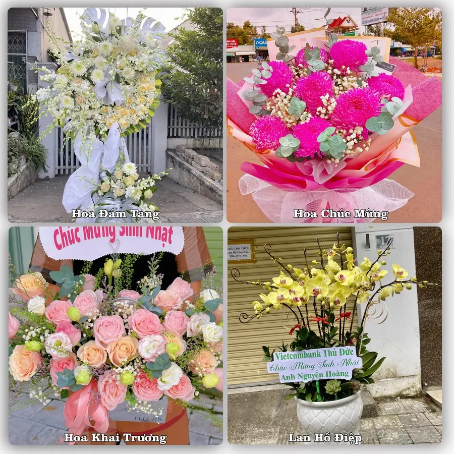 Mẫu hoa phục vụ nhu cầu đặt hoa tại Phường Vĩnh Yên - Tỉnh Phú Thọ