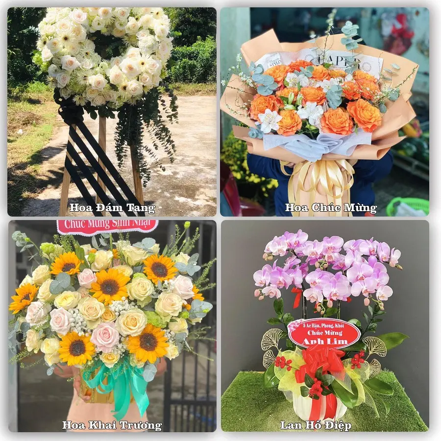 Dịch vụ đặt hoa và giao tận nơi tại Phường Long Thuận - Tỉnh Đồng Tháp