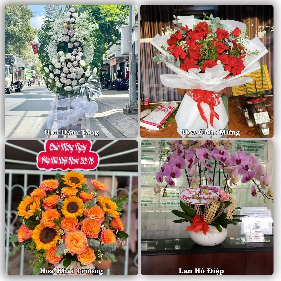 Dịch vụ đặt hoa và giao tận nơi tại Xã Minh Châu - Tỉnh Nghệ An