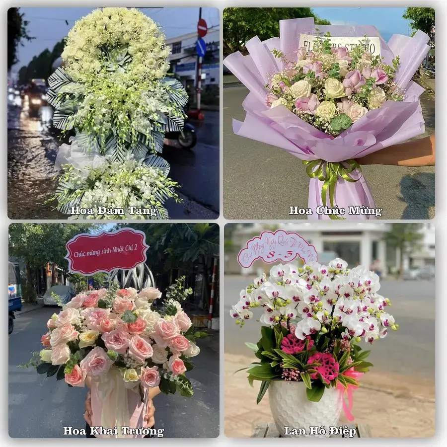 Shop hoa tươi Xã Nhuận Phú Tân, Vĩnh Long – giao hoa tận nơi theo yêu cầu