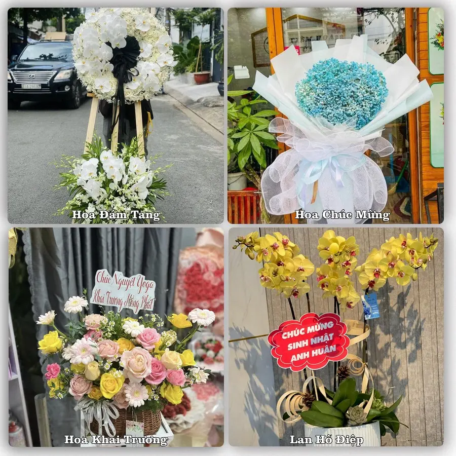 Dịch vụ đặt hoa và giao tận nơi tại Xã Phú Bình - Tỉnh Thái Nguyên