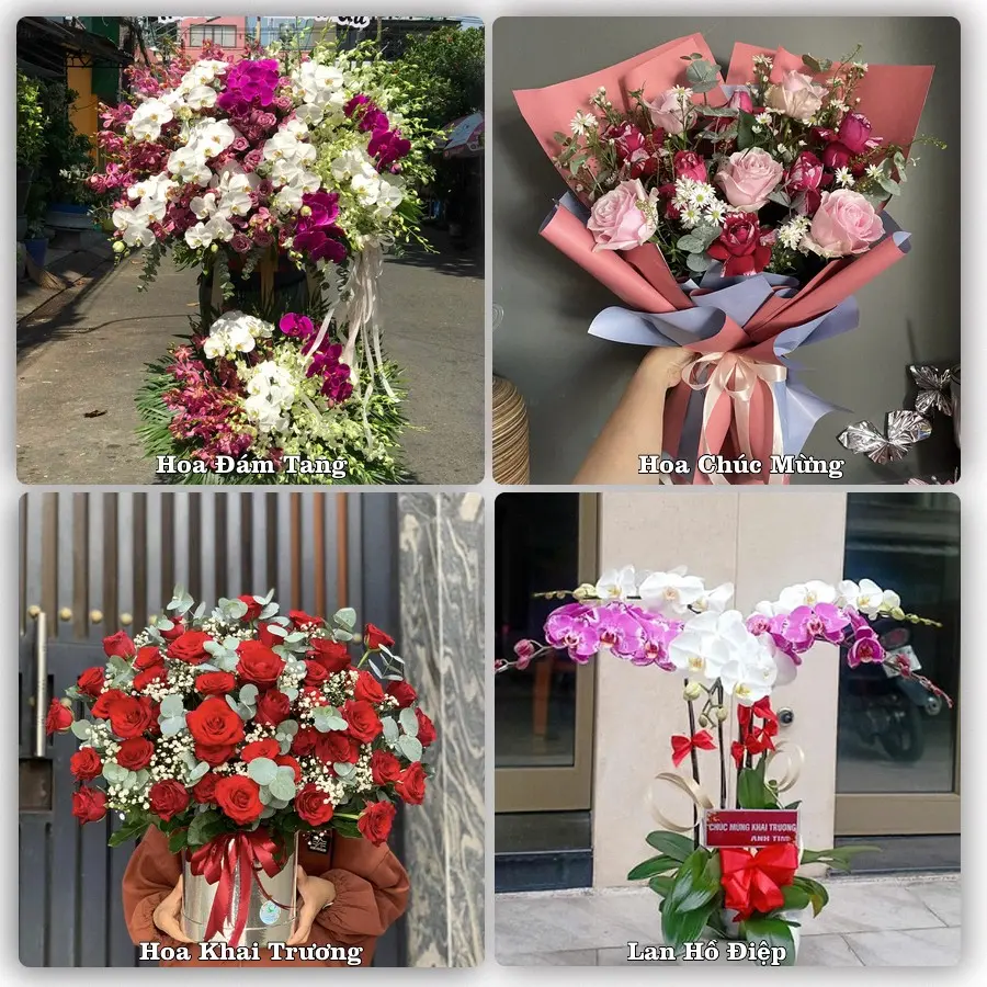 Dịch vụ đặt hoa và giao tận nơi tại Xã Tam Dương - Tỉnh Phú Thọ