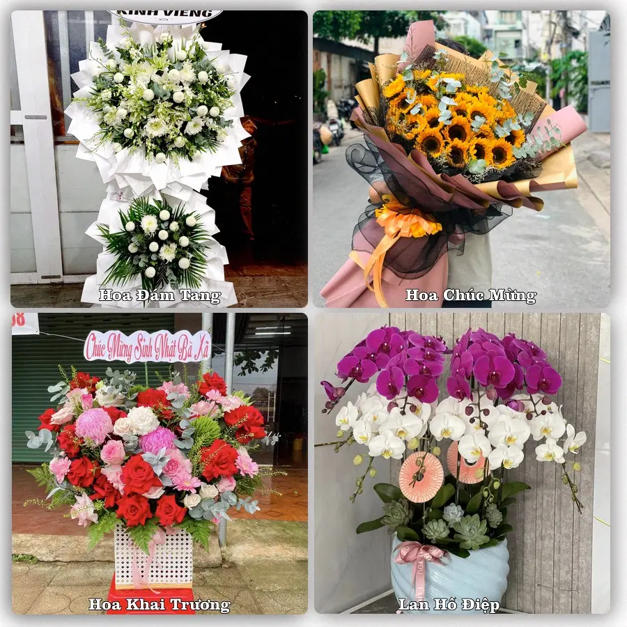 Dịch vụ đặt hoa và giao tận nơi tại Xã Tiên Lục - Tỉnh Bắc Ninh