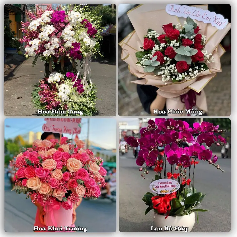 Dịch vụ đặt hoa và giao tận nơi tại Phường Hòa Thành - Tỉnh Cà Mau