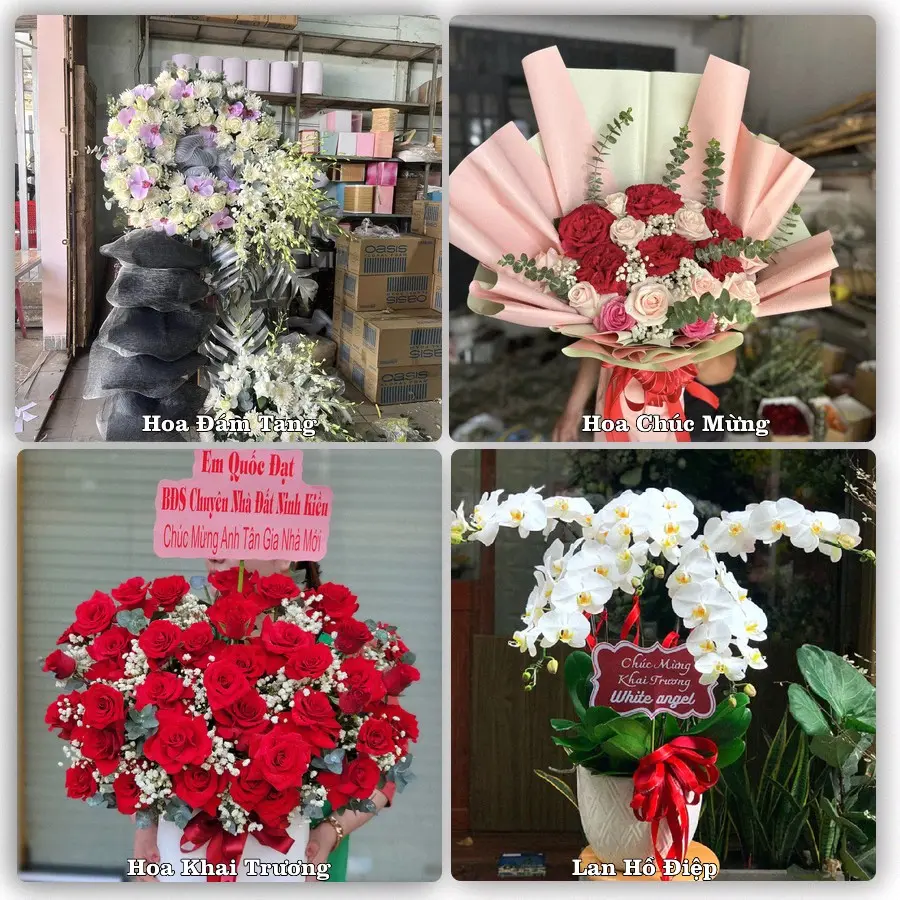 Mẫu hoa phục vụ nhu cầu đặt hoa tại Phường Hội An Đông - Thành phố Đà Nẵng