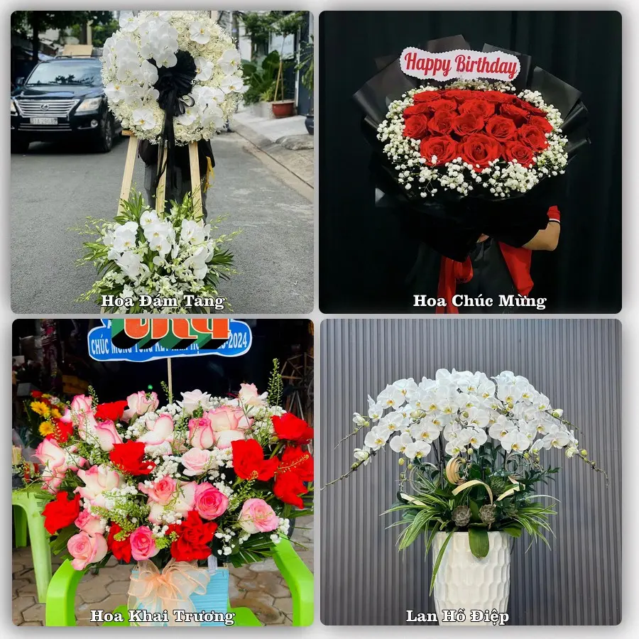 Mẫu hoa phục vụ nhu cầu đặt hoa tại Xã Phong Điền - Thành phố Cần Thơ