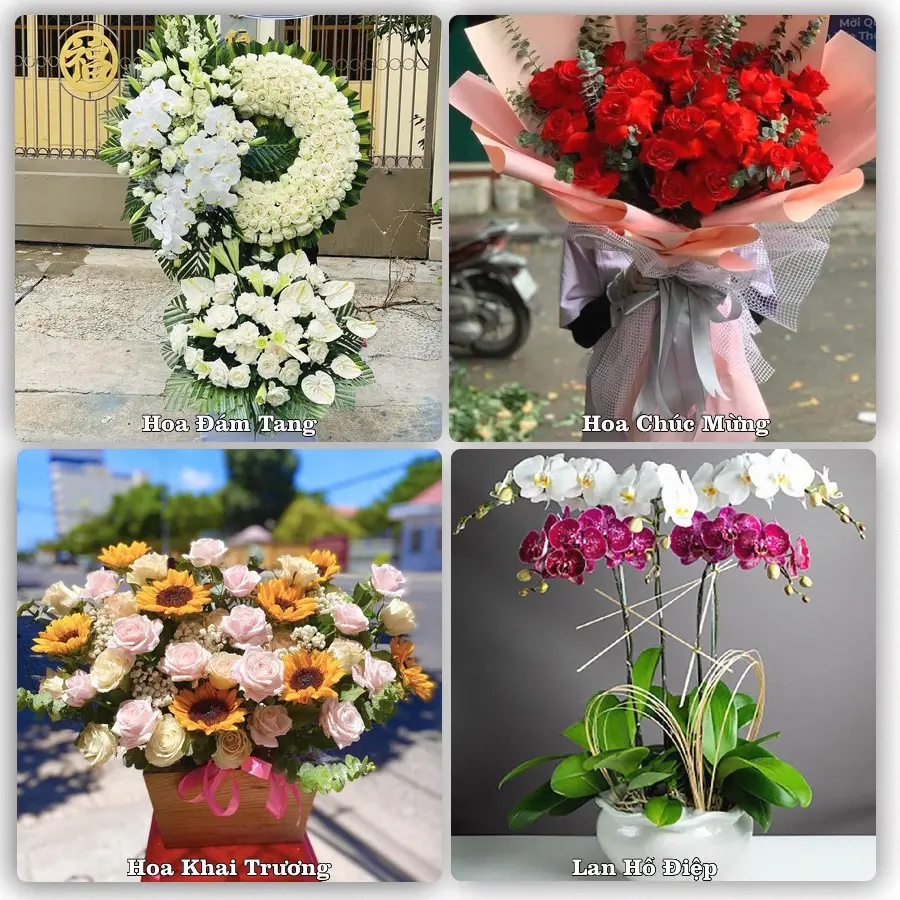 Mẫu hoa phục vụ nhu cầu đặt hoa tại Xã Chư Sê - Tỉnh Gia Lai